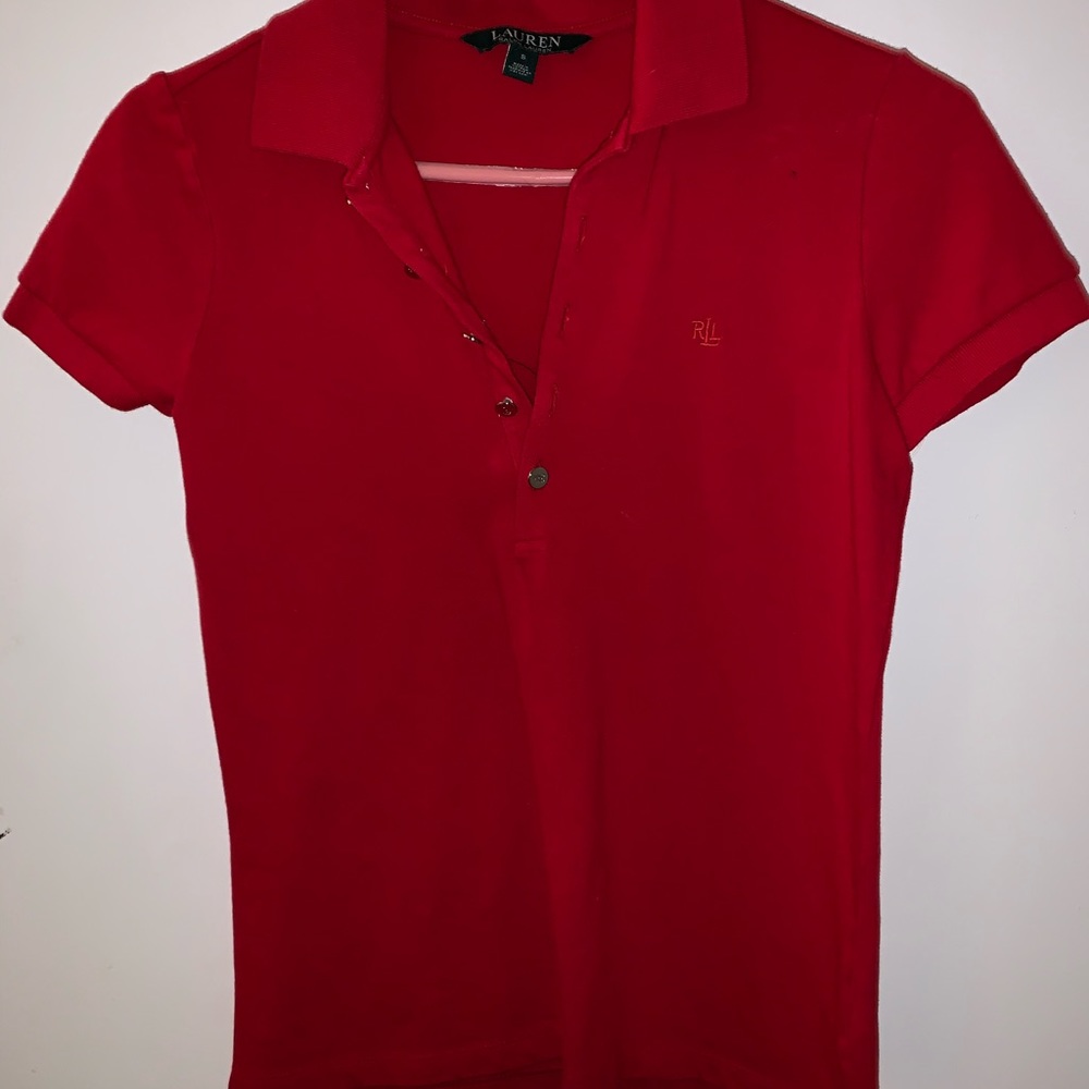 Red Ralph Lauren polo